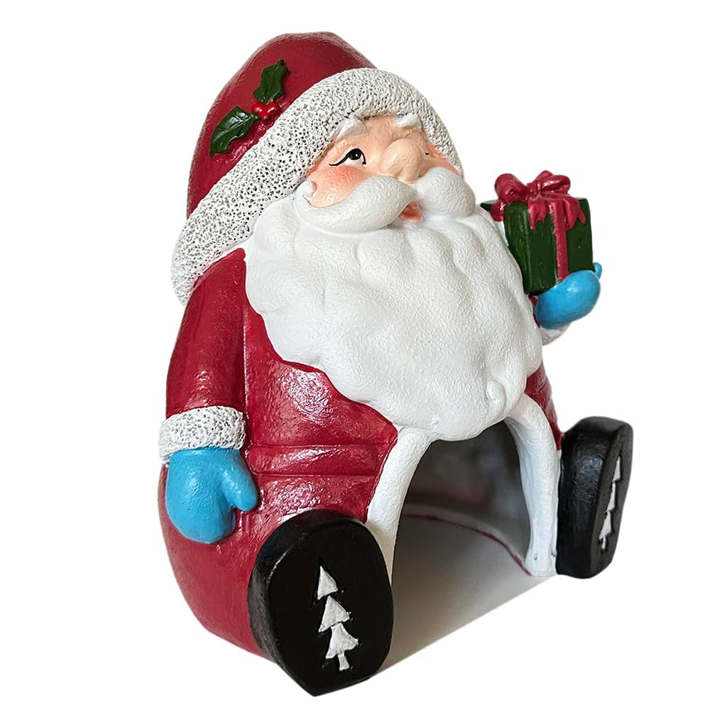 SLOCME Santa Claus decoration resin material promises durability and safe use in aquariums.