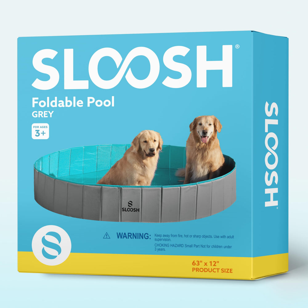 SLOOSH Foldable Dog Pool supports versatile indoor and outdoor play.