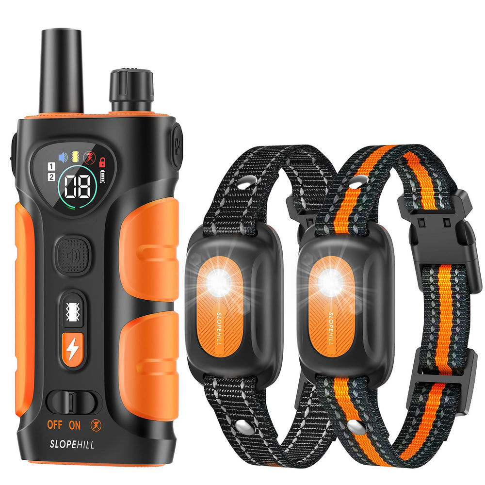 SLOPEHILL dog collar receiver in orange for reliable outdoor training.