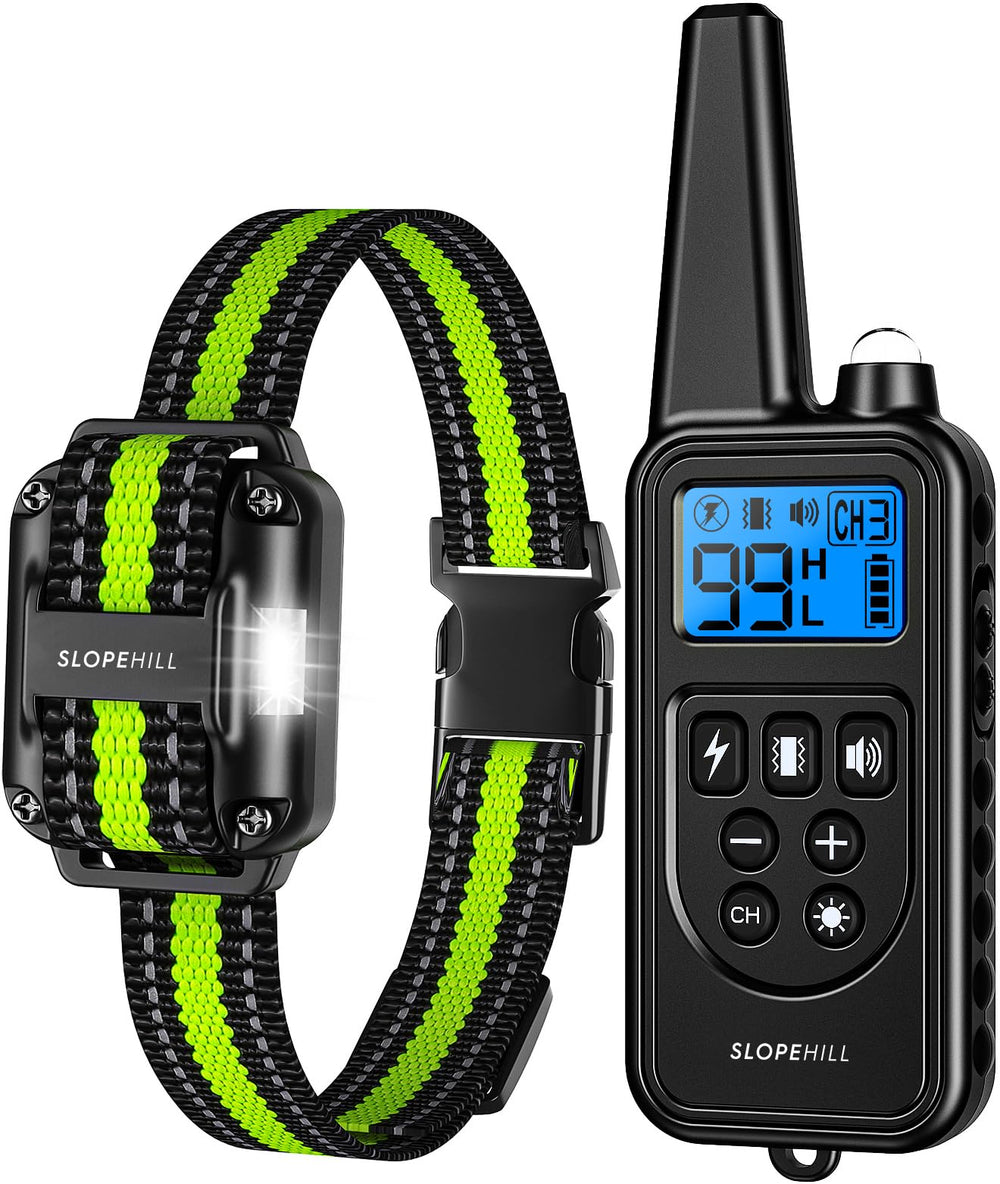 SLOPEHILL dog collar remote control for precise mode selection during training