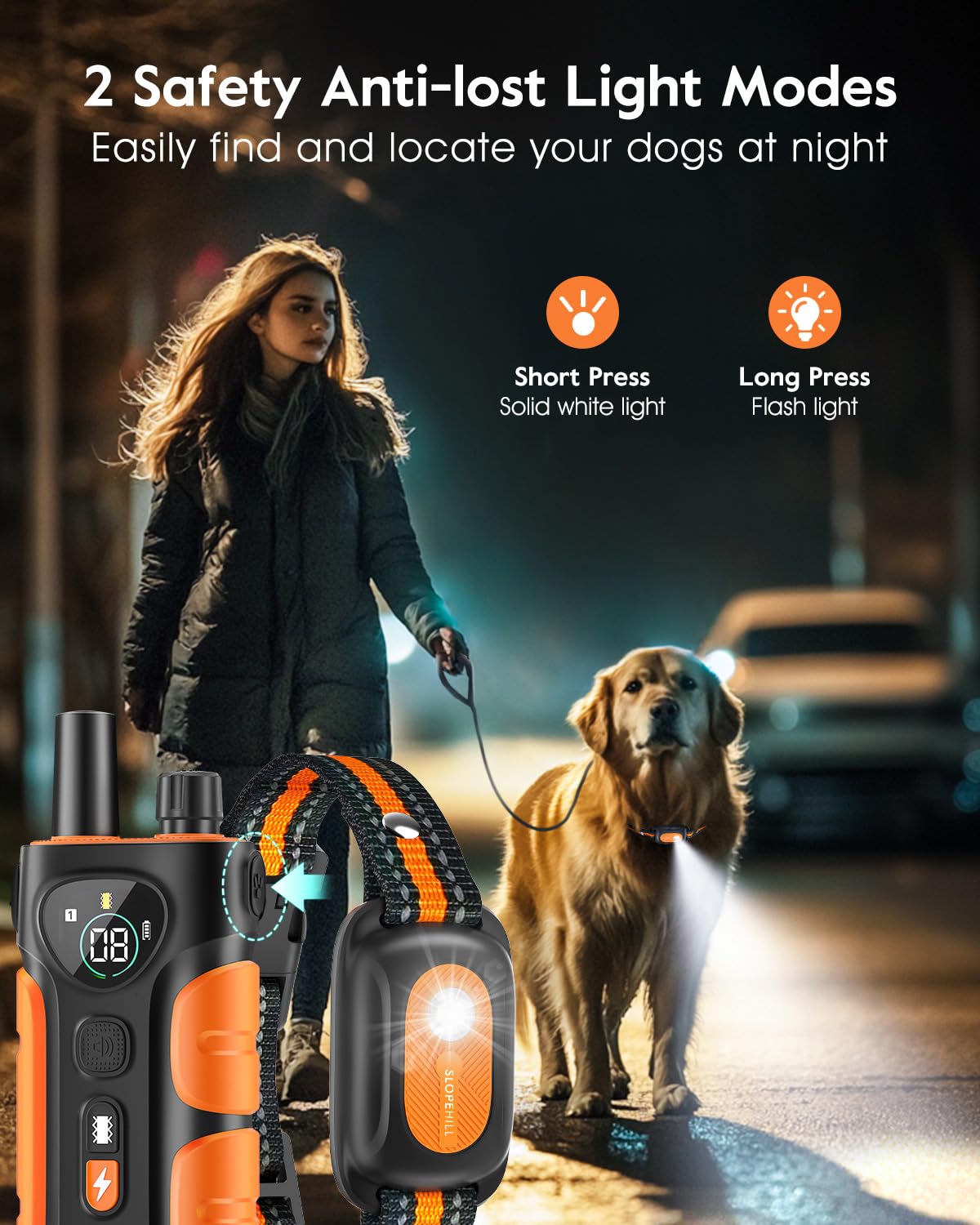 SLOPEHILL IP68-rated receiver showing rugged waterproof design