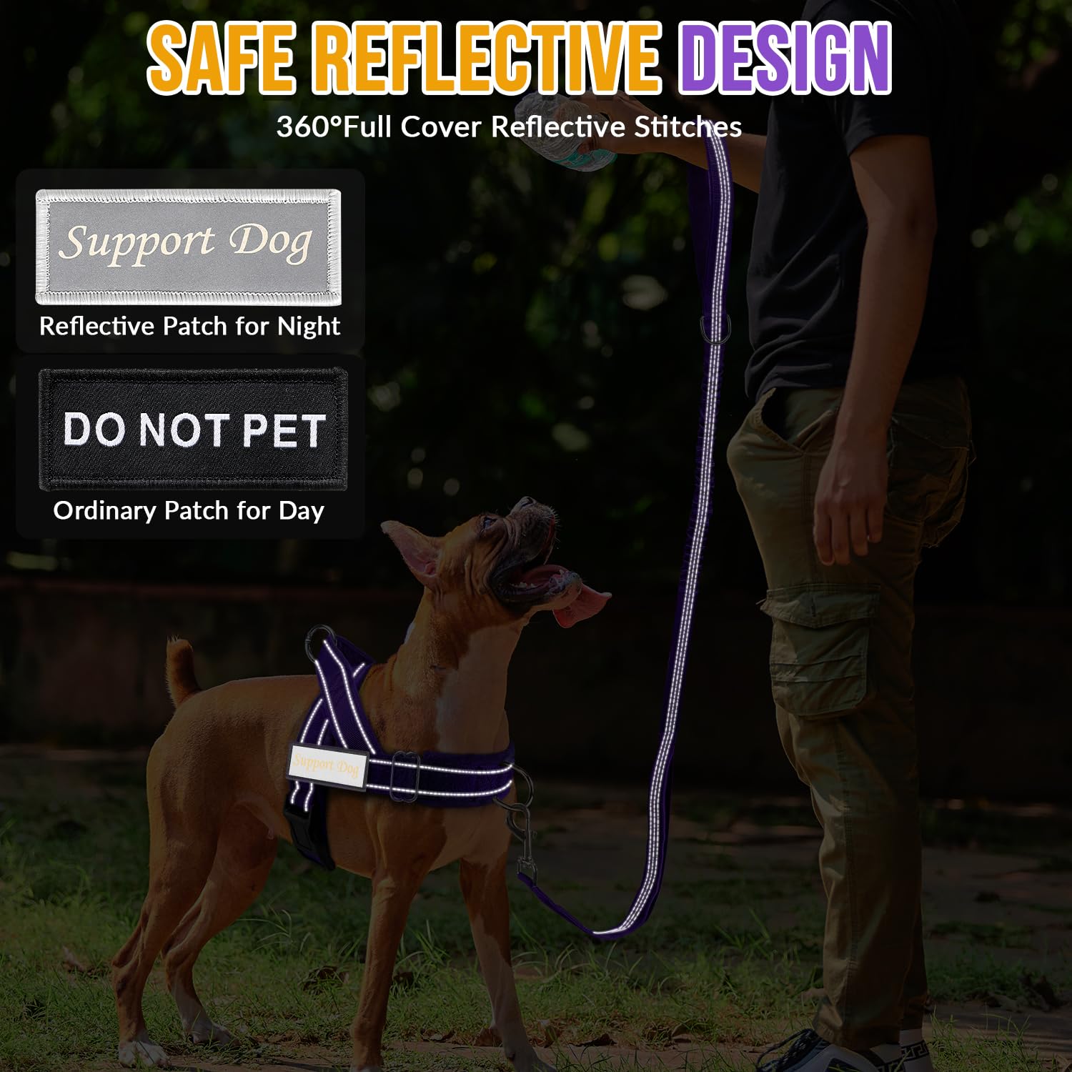 SlowTon Adjustable neck and chest fit for medium to large dogs.
