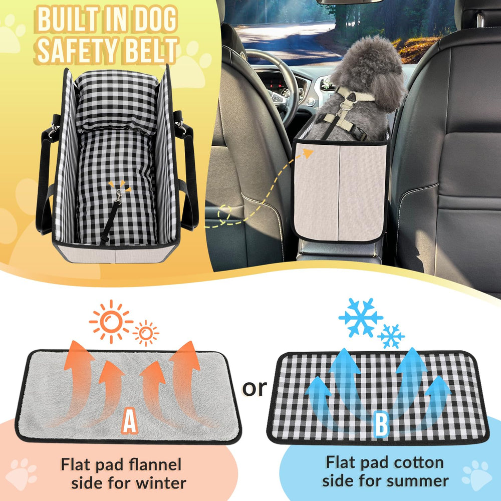 SlowTon console seat with adjustable bottom straps fits a variety of car models.