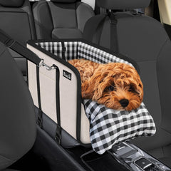 SlowTon Console Dog Seat shows a compact booster keeping small dogs comfy and secure on the road.