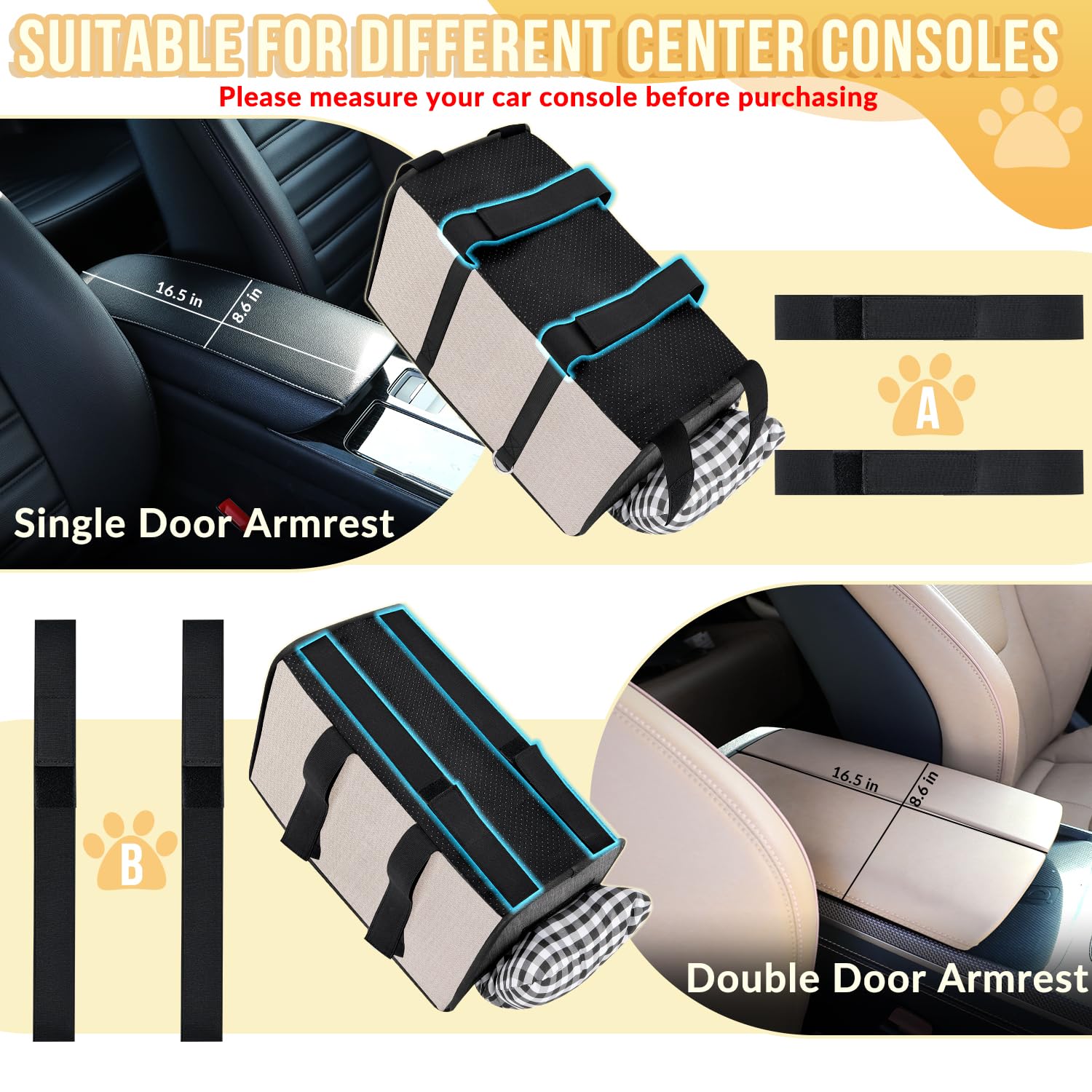 SlowTon dog seat includes soft cushions for cozy support on trips and drives.