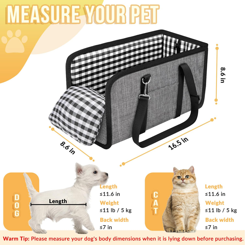 SlowTon Console Dog Seat under-support-board provides rigid base to prevent collapse.
