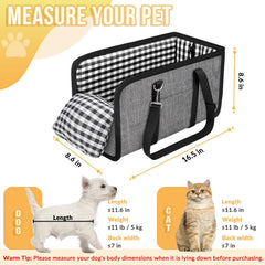 SlowTon Console Dog Seat under-support-board provides rigid base to prevent collapse.