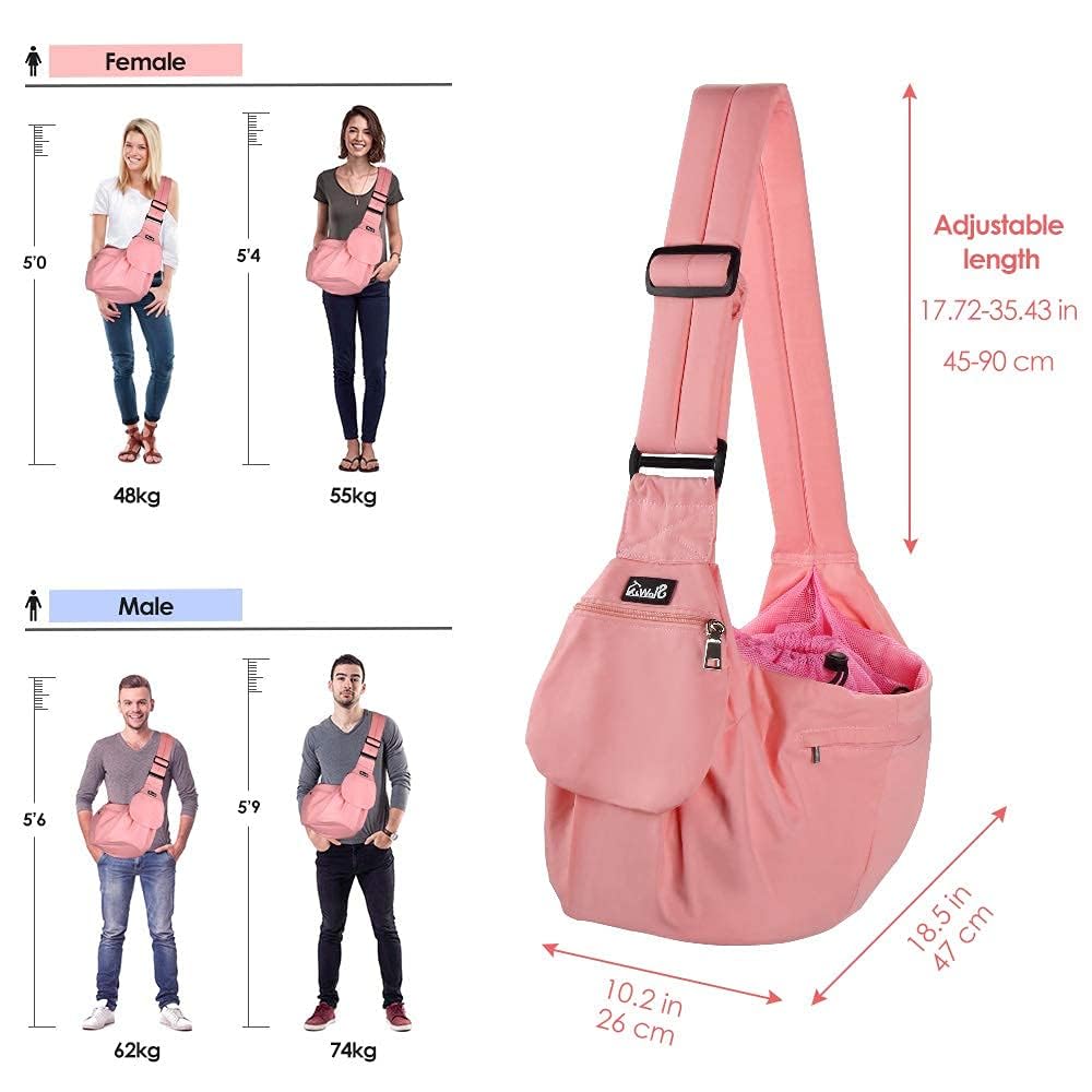 SlowTon universal-use paw-friendly carrier supports hands-free outings.