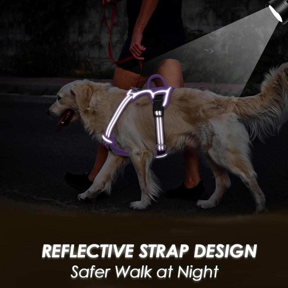SlowTon soft-padding harness purple offers comfortable daily wear.