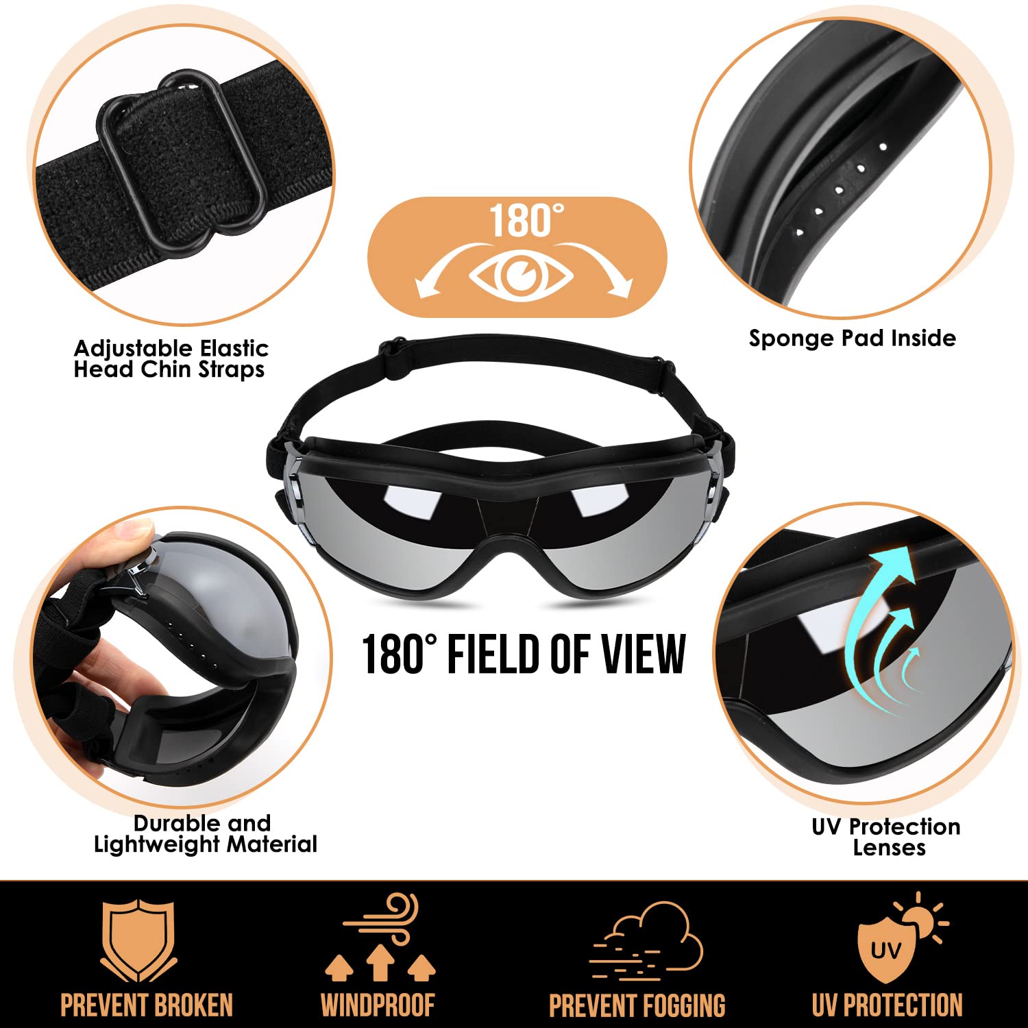 SlowTon dog helmet inner foam padding for soft breathable comfort