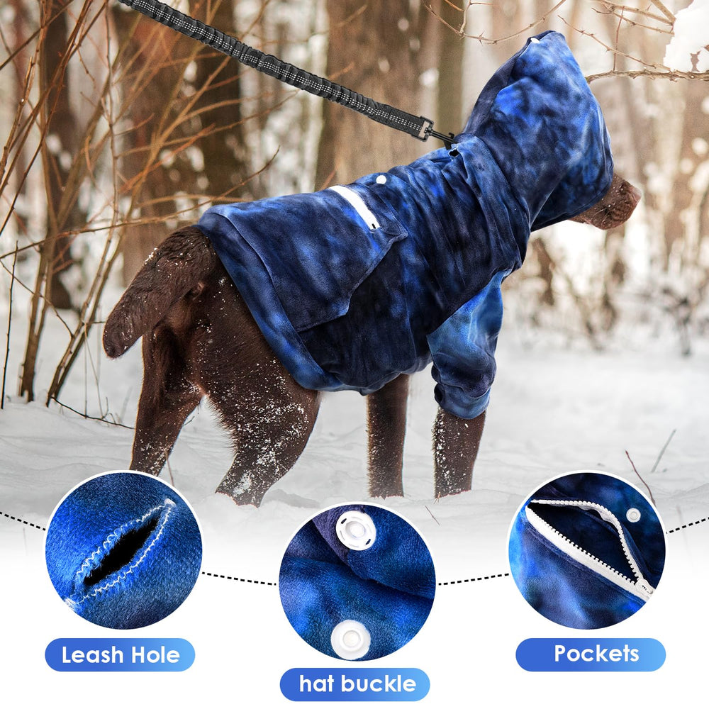 SlowTon dog hoodie with leash hole ensures secure walks without fuss.