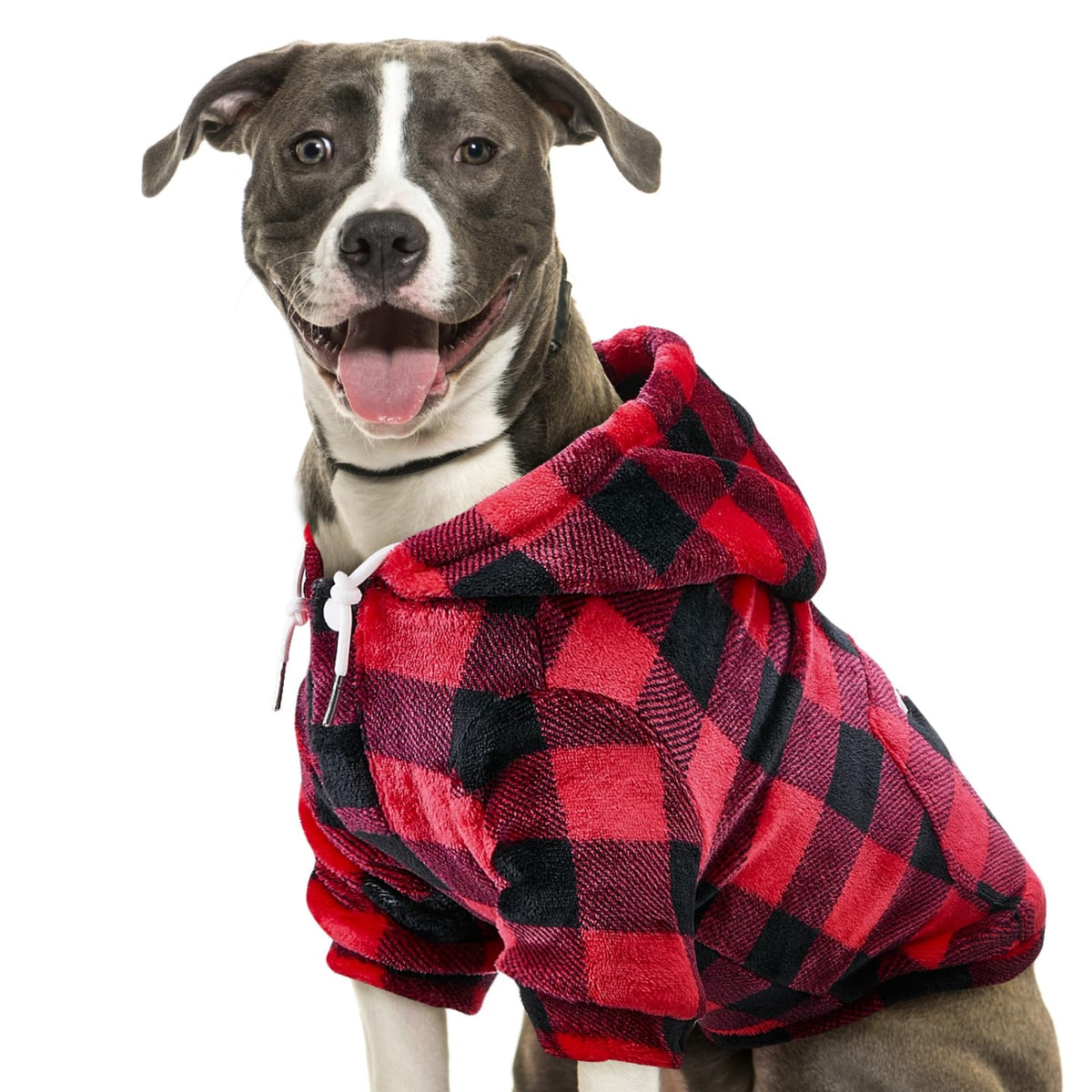 SlowTon dog hoodie tie-dye front view — warmth for chilly walks.