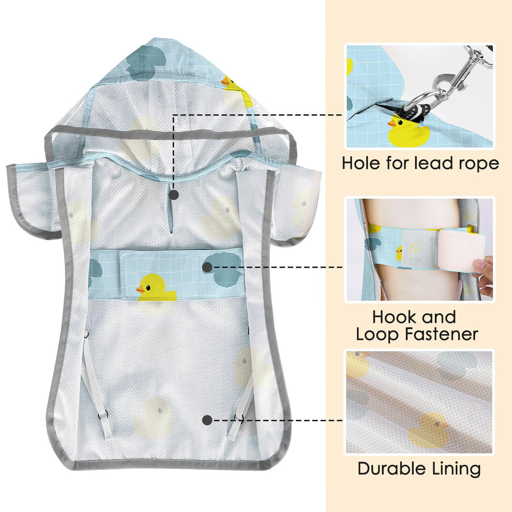 SlowTon raincoat pocket folds into bag for easy storage