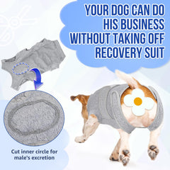 SlowTon dog surgery suit doubles as cozy homewear after recovery