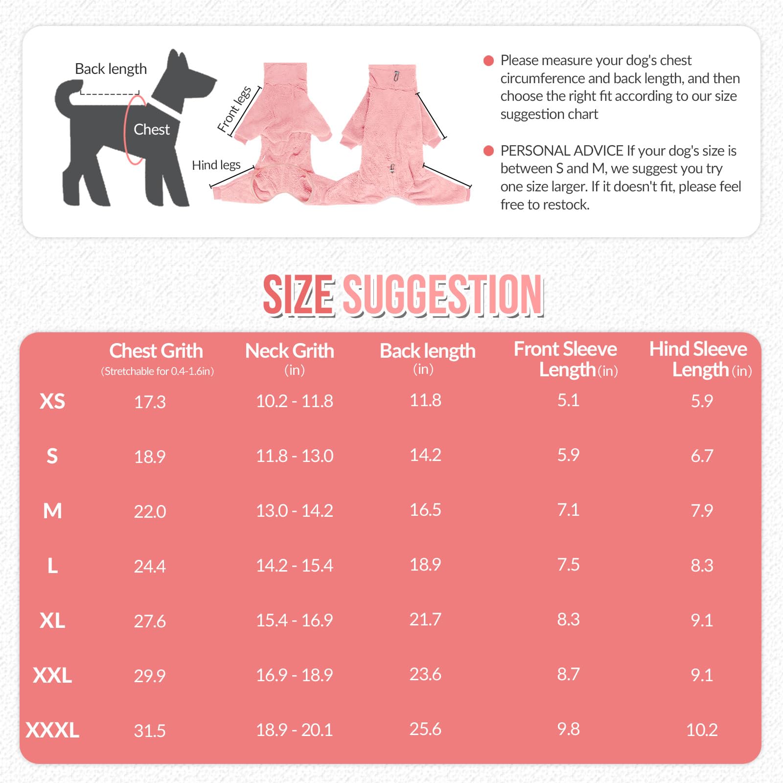 SlowTon dog winter coat pink leash hole design supports secure outdoor walks