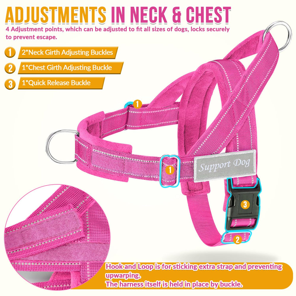 SlowTon durable nylon material ensures long-lasting harness performance.