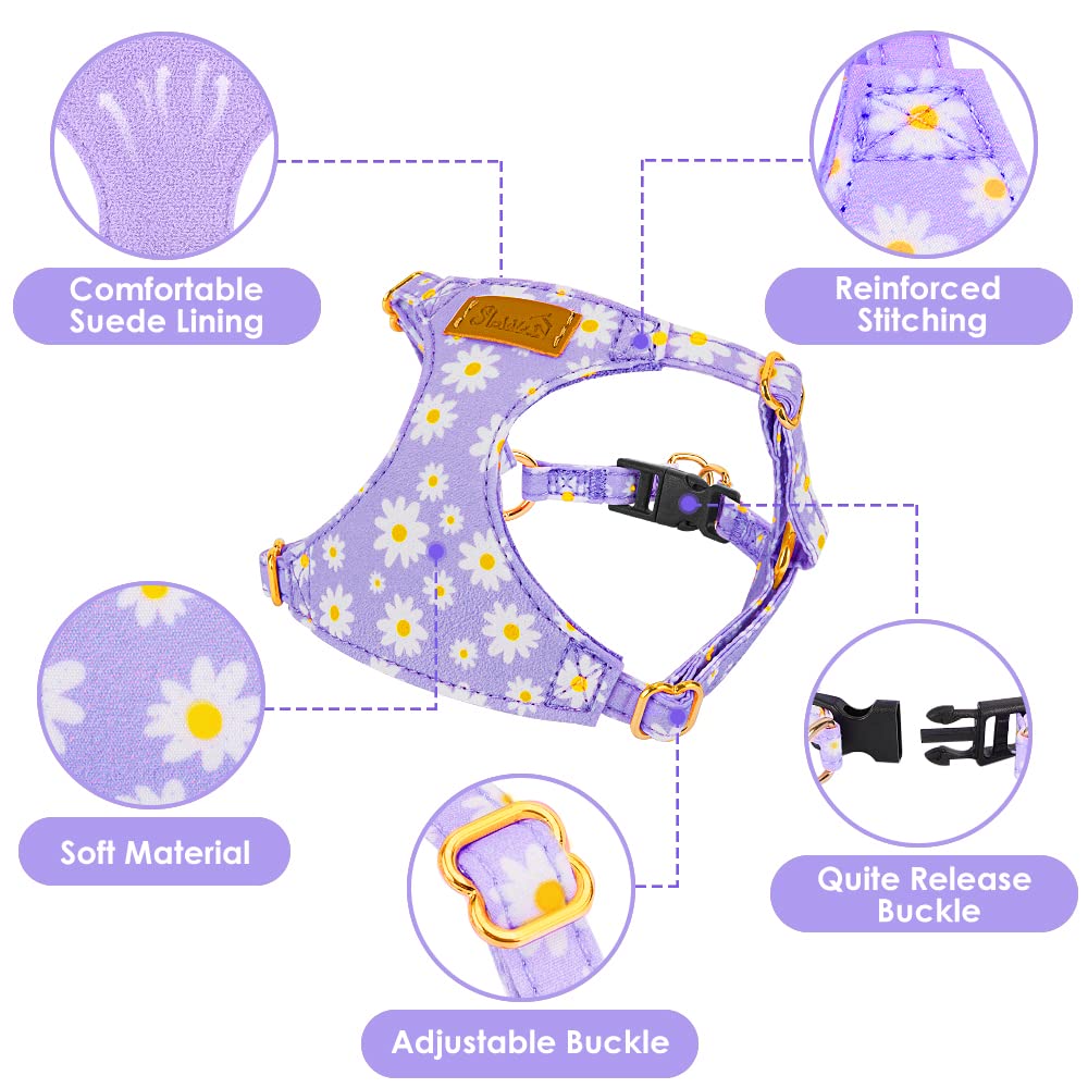 SlowTon harness with 360-degree rotating buckle to prevent tangling