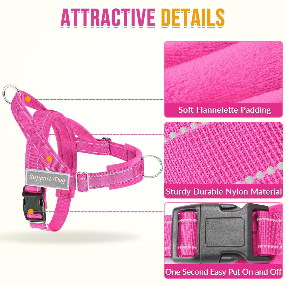 SlowTon No Pull Harness padded neck area offering soft contact and reduced friction