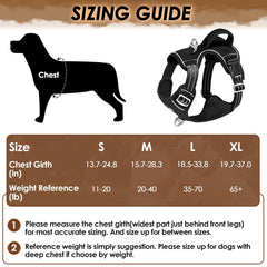 SlowTon No Pull Harness back clip for casual walking and running