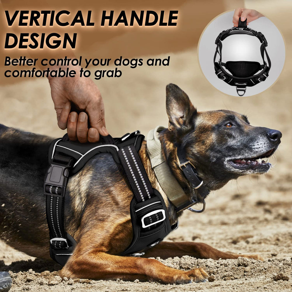 SlowTon No Pull Harness soft padded straps for all day comfort