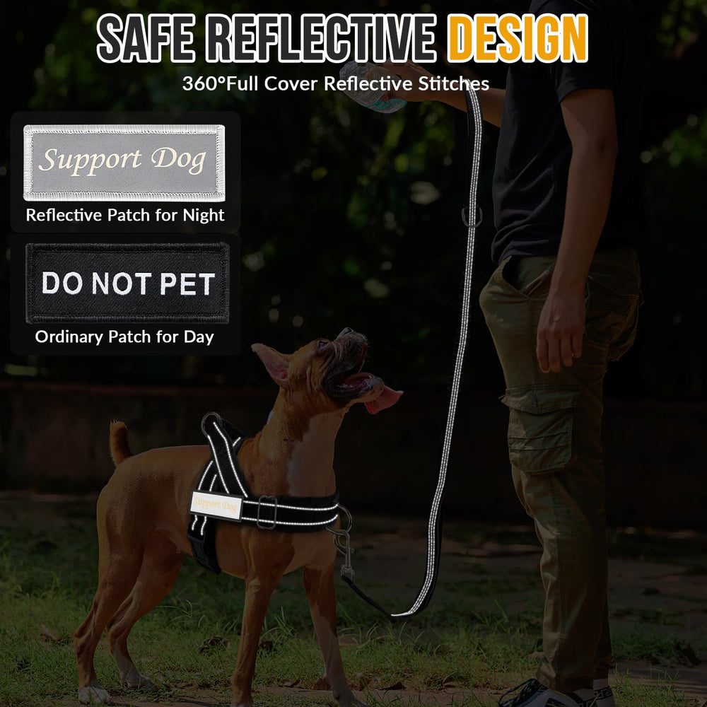 SlowTon no pull harness adjustable fit for versatile dog sizes