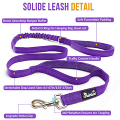 SlowTon No Pull Harness dual handles enable quick direction changes in crowded streets.