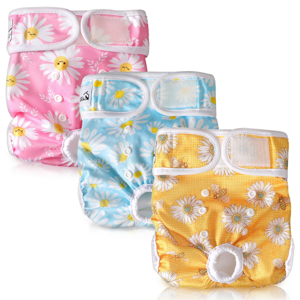 Pañales SlowTon para perras con ajuste de velcro y comodidad diaria.