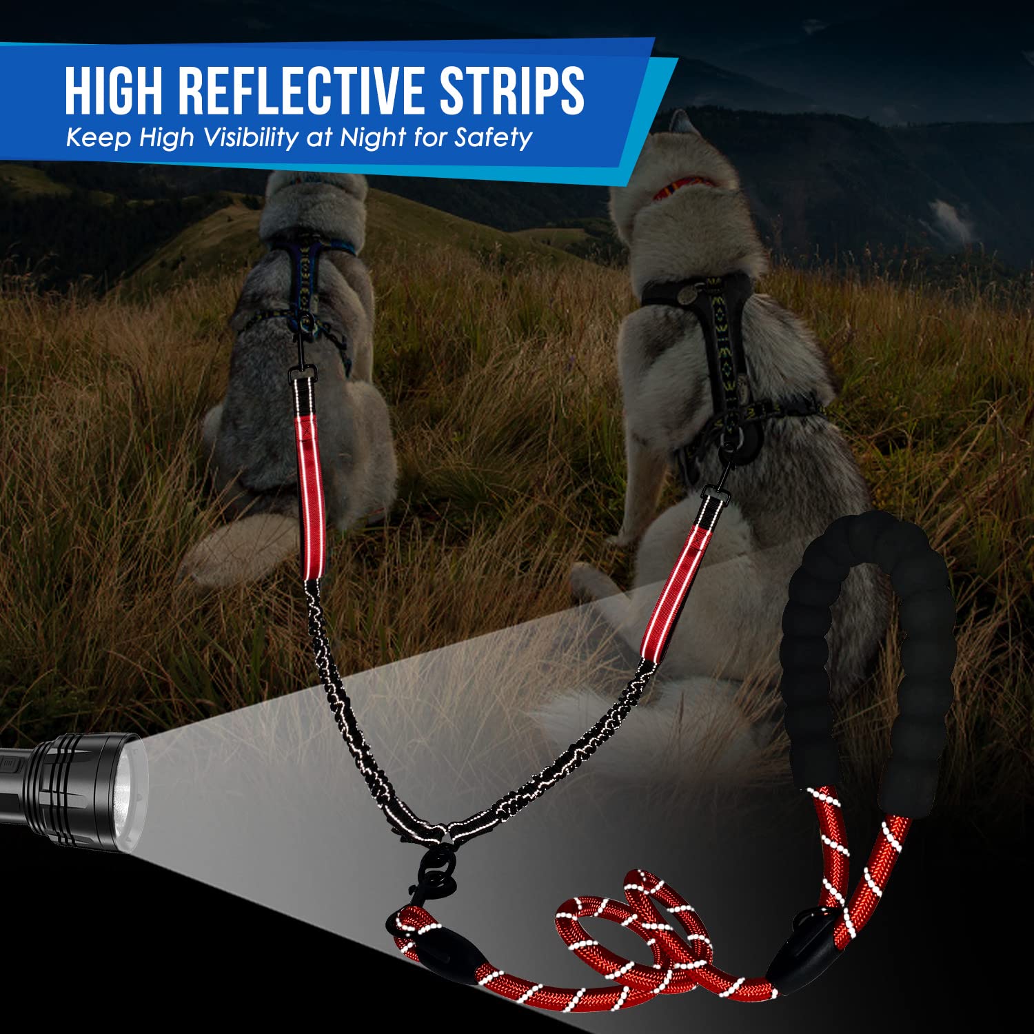 SlowTon reflective strips increase visibility during night walks.
