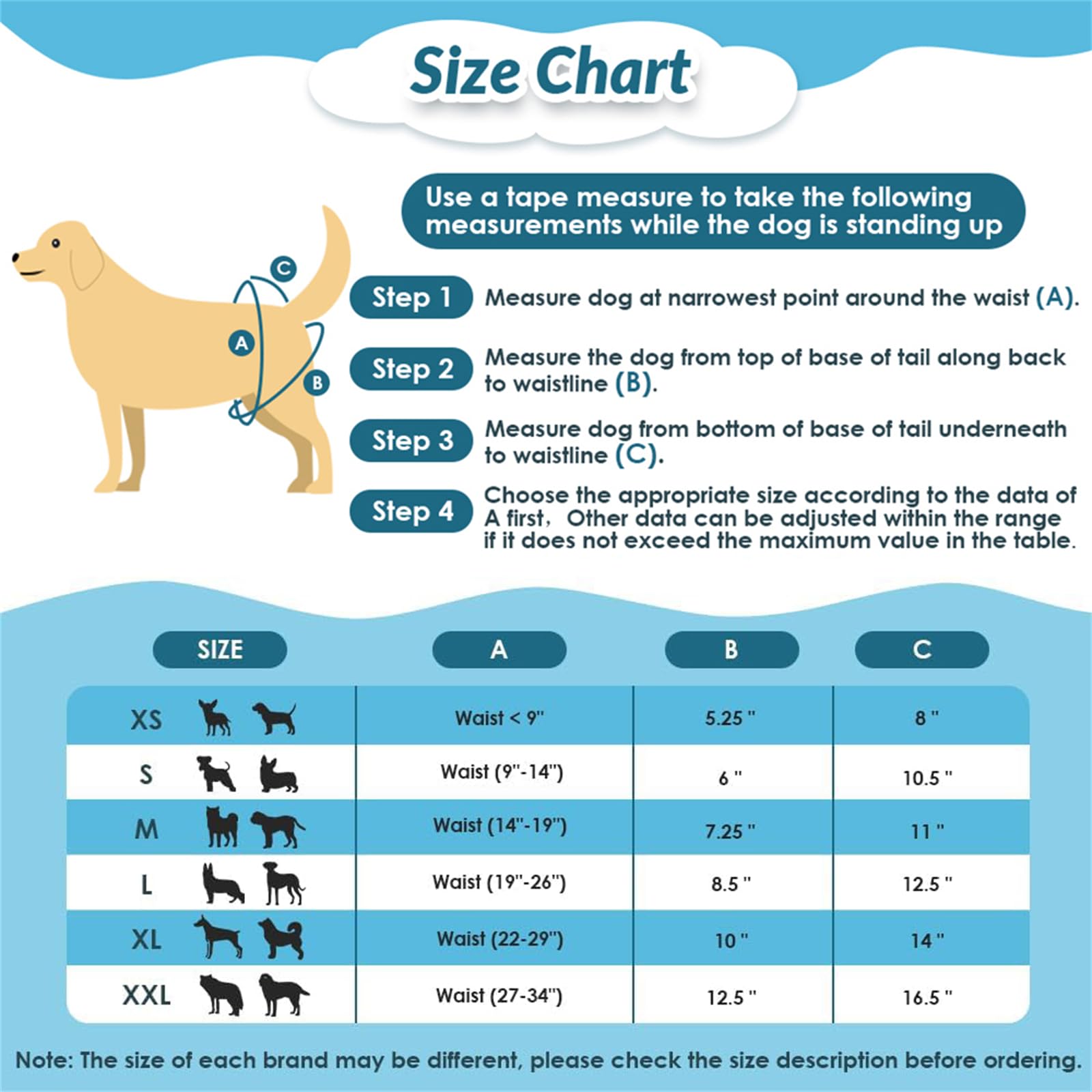 SlowTon washable dog diaper female soft breathable fabric provides gentle comfort on skin.