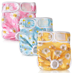 SlowTon Washable Dog Diapers front view demonstrates leak-proof design for daily protection.