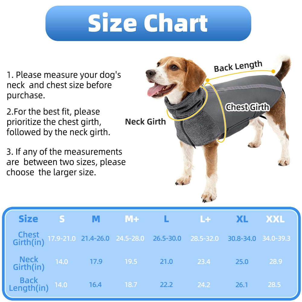 SlowTon winter dog coat elastic leg straps prevent lift in windy conditions