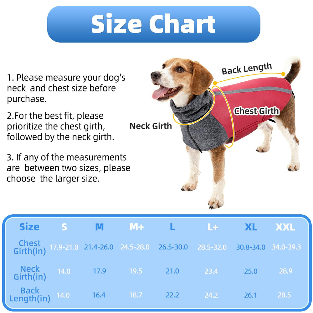 SlowTon Winter Dog Coat easy-on closure and built-in leash hole for outdoor use