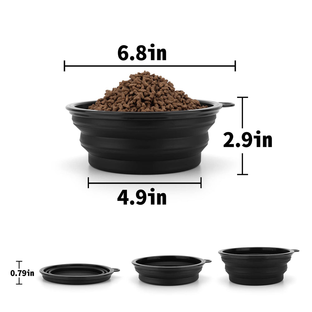 SLSON large-capacity bowl holds up to 34 oz for big dogs