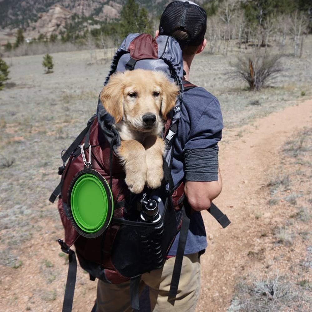 Tazones SLSON portátiles para viajar, caminar y acampar.