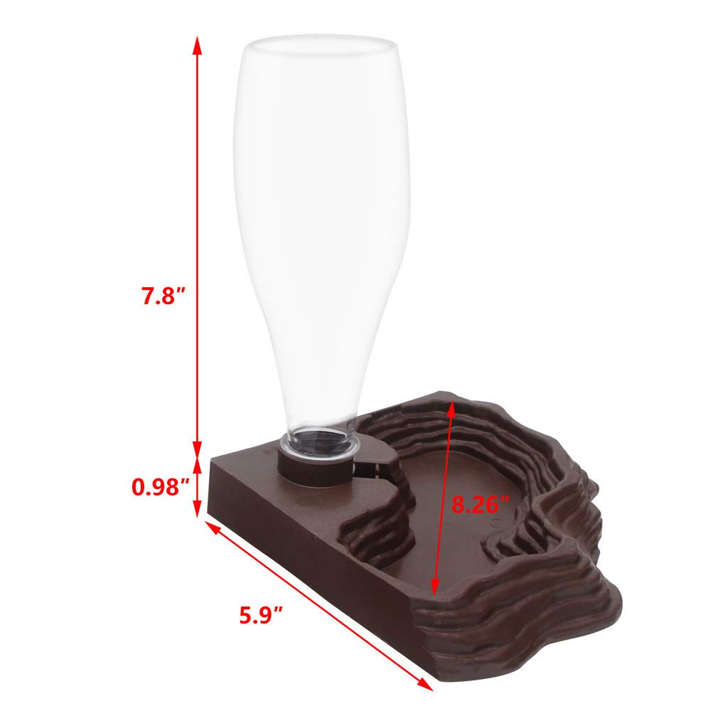 SLSON reptile water feeder dish design reduces tipping and supports comfortable drinking.
