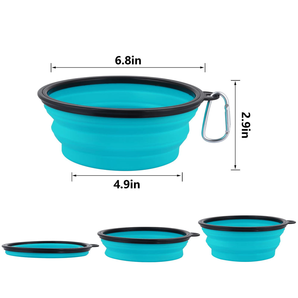 SLSON bowl made of soft plastic, easy to clean after use.
