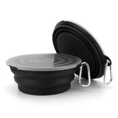 SLSON travel bowls space-saving two-pack for backpacks and bags