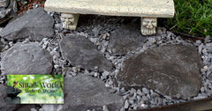 Small World Slate reptile enclosure basking stone for climbing and heat-retaining surfaces.