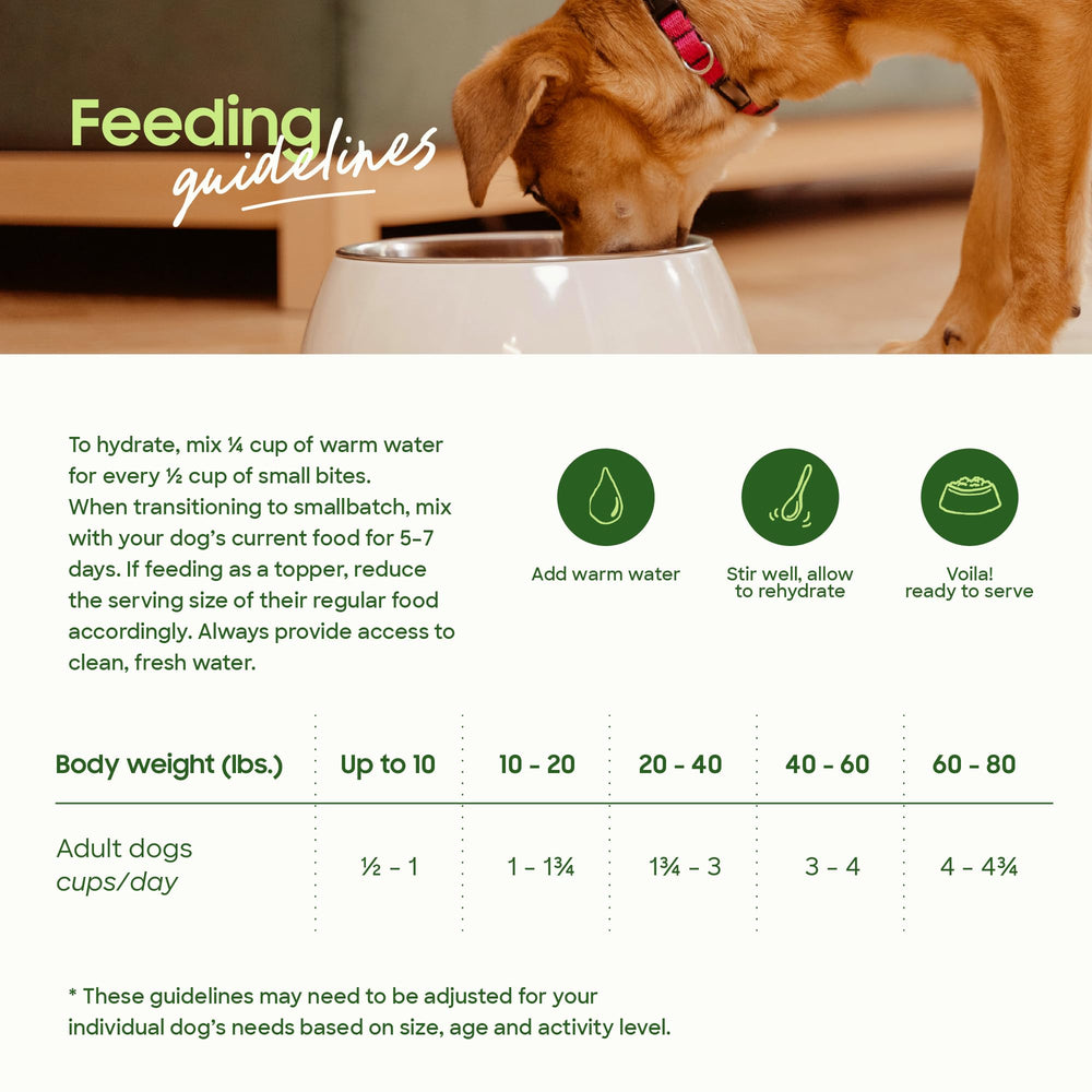 Smallbatch Pets beef bites image — protein-rich treats for training or rewards.