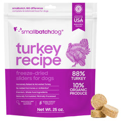 Smallbatch Pets turkey recipe bag supports quick, protein-packed meals.