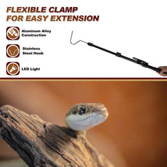 Smarkey Snake Catcher aluminum body provides sturdy, lightweight performance.
