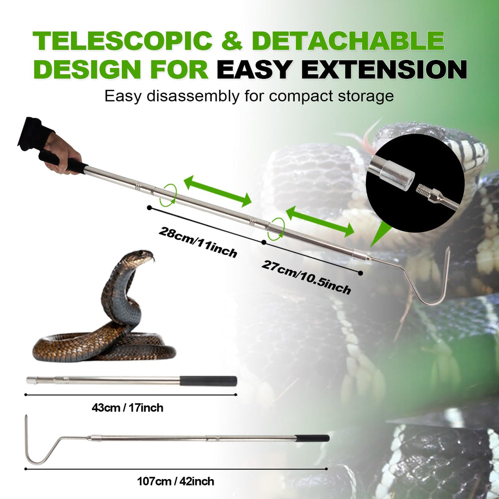 Smarkey-snake-protection-handle-design: Lightweight yet sturdy design supports easy transport and controlled handling.