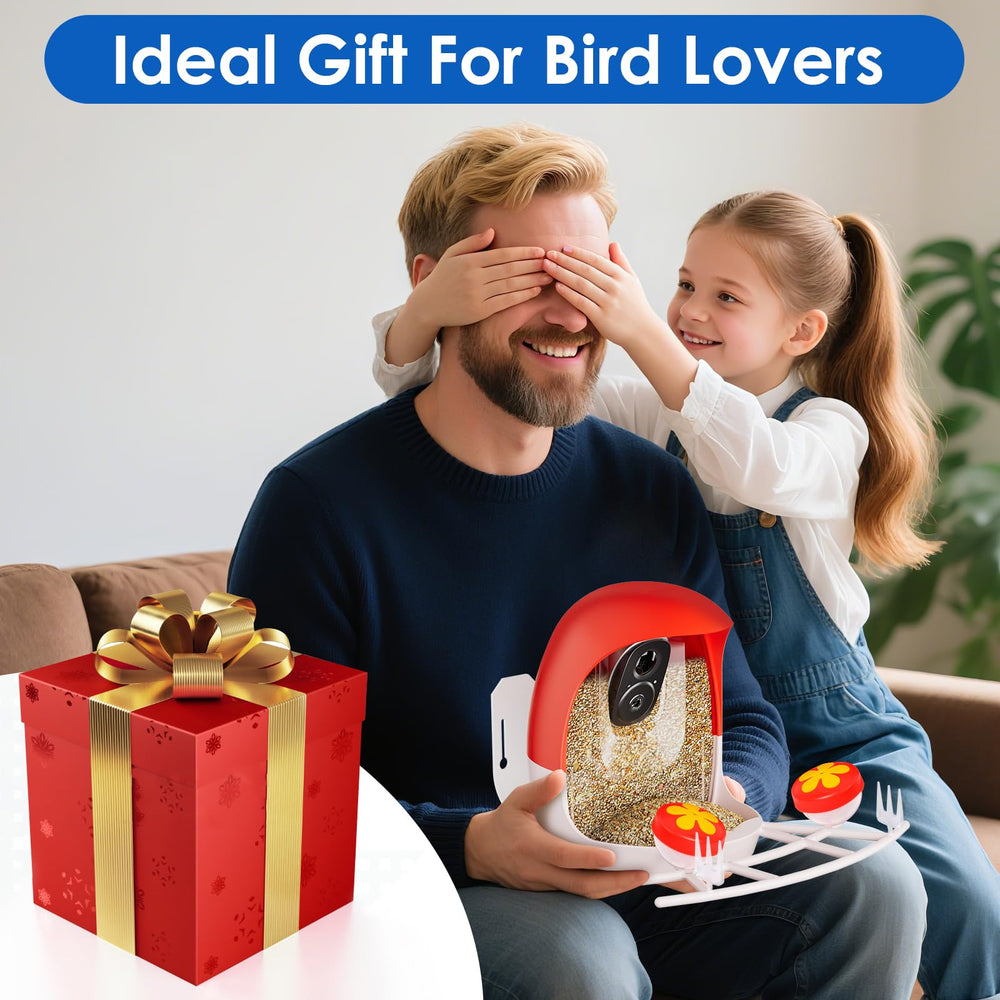 Smart AI Outdoor Solar Bird Feeder solar panel close-up for eco-friendly power