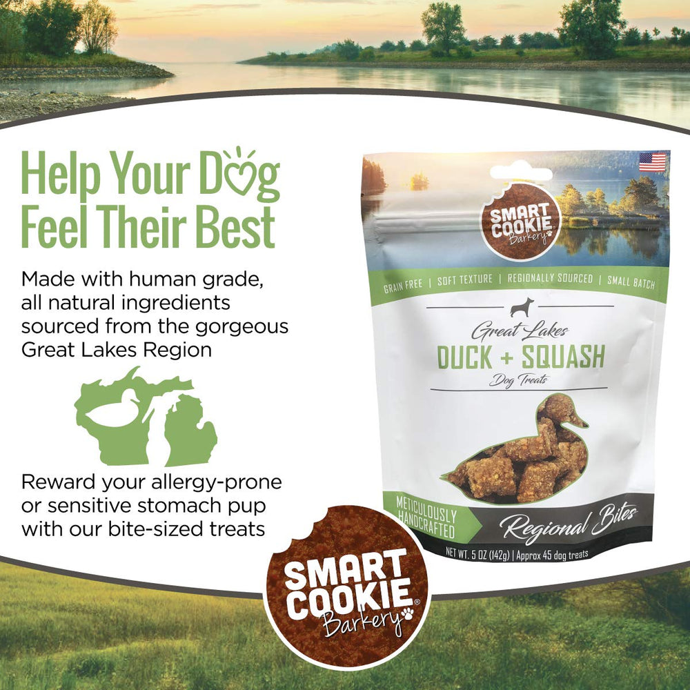Smart Cookie training-reward-dog-treats displays bite-sized, low-calorie bites for daily training.