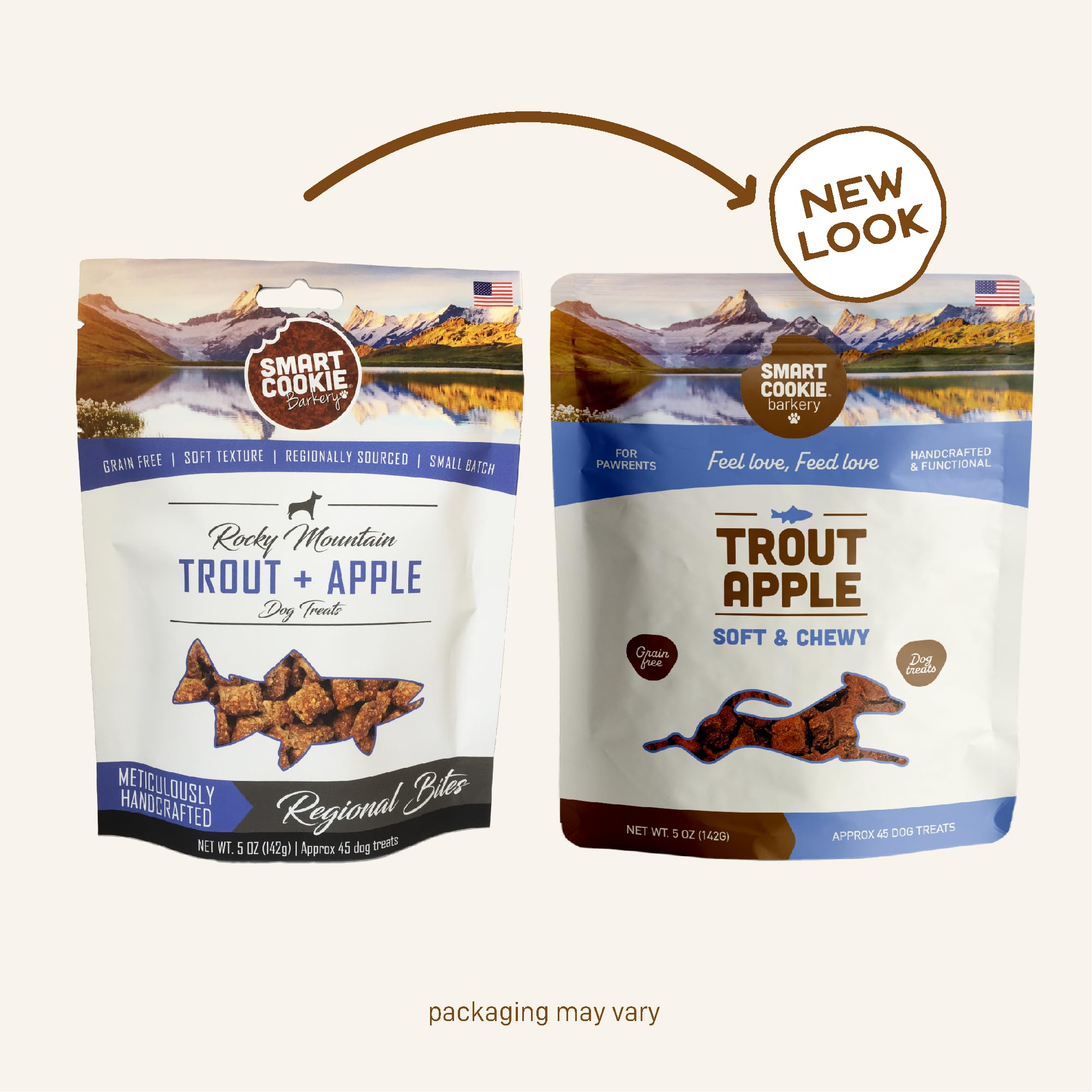 Smart Cookie Trout-Apple 3-pack display emphasizing value