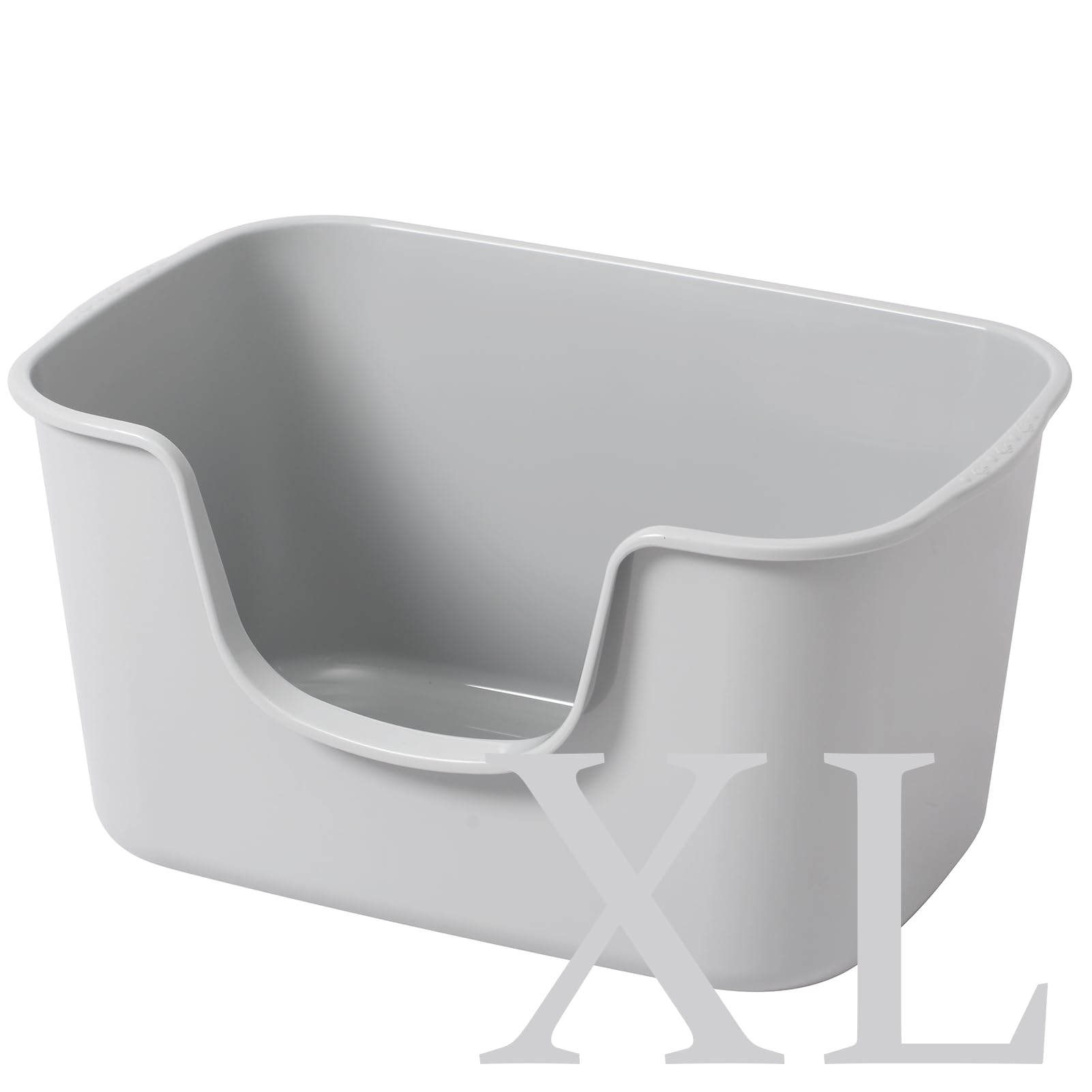 Smart Paws high-sided litter box reduces scatter in busy multi-cat homes.
