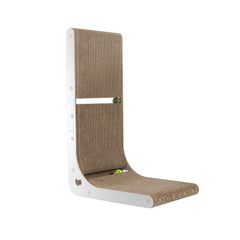 SMARTBEAN cardboard cat scratcher vertical L-shape with sturdy 23.6 inch length for multi-angle scratching