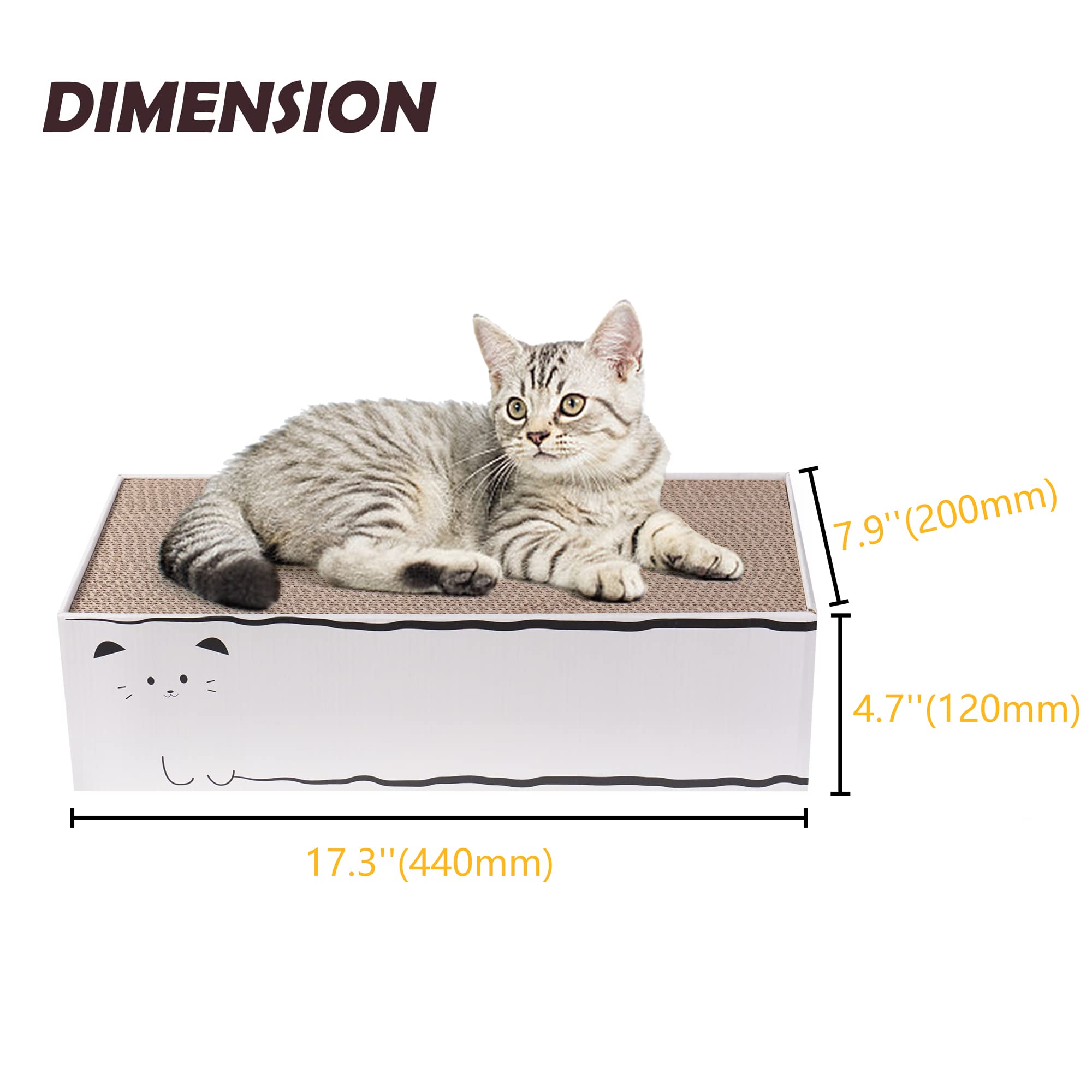Smartbean cat scratcher pad lounge view offering cozy rest and play