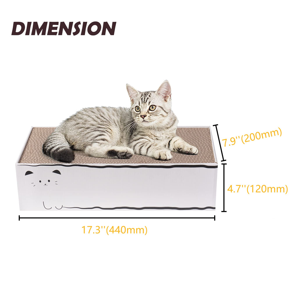 Smartbean cat scratcher pad lounge view offering cozy rest and play