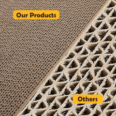 Smartbean cat scratcher pad room scene demonstrates versatile indoor use